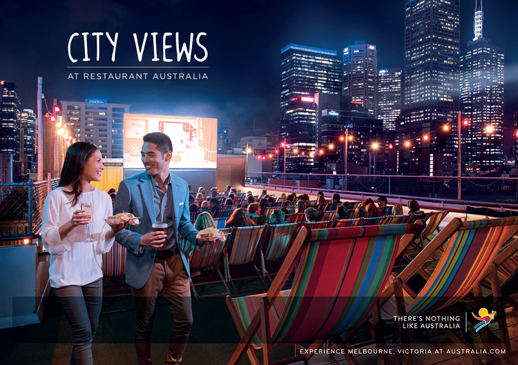 Tourism Australia campaign creative — digital and outdoor by Gabay