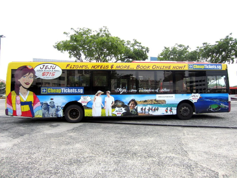 Korea Tourism Board &mdash; OOH bus